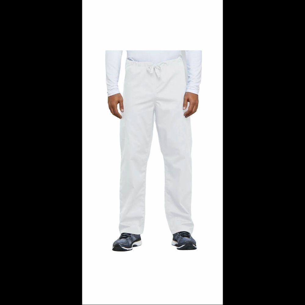 Cherokee unisex white work pants uniform XL 9181